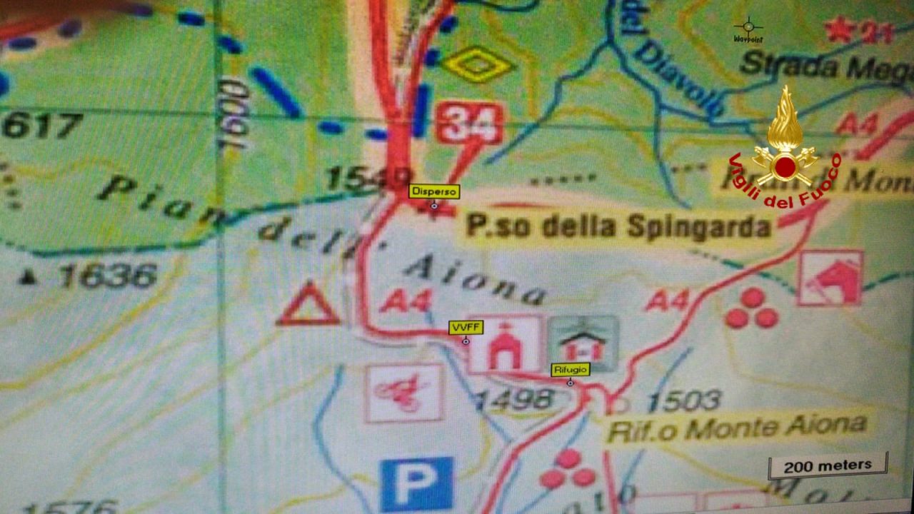 Tratta in salvo la famiglia, un altro uomo si perde tra la nebbia sopra Chiavari