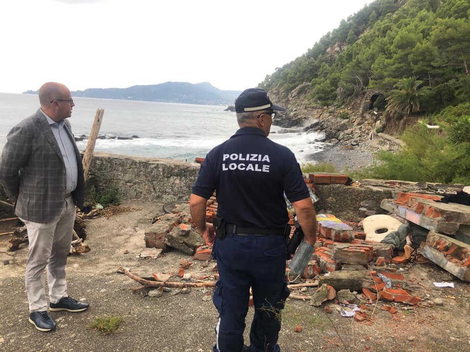 Chiavari, il maltempo colpisce la zona di Preli