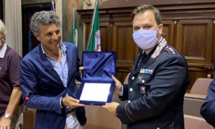 L'omaggio al Capitano dei Carabinieri Simone Clemente