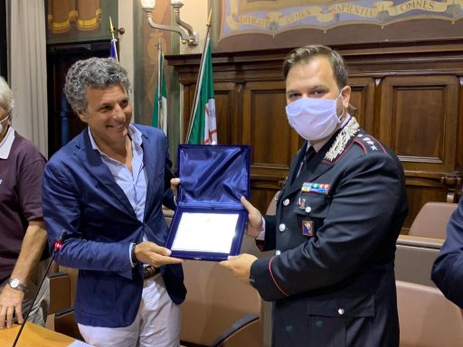 L’omaggio al Capitano dei Carabinieri Simone Clemente
