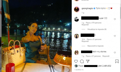 Vip a Portofino, Ronaldo e Georgina