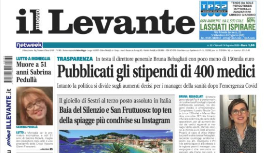 Inchieste, approfondimenti e interviste su Il Nuovo Levante da oggi in edicola