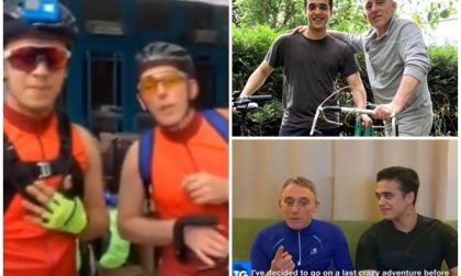 Chef di Rapallo disoccupato fa 2mila chilometri in bici con il figllio da Londra a Tolentino