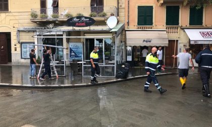 Allagamenti in piazza Vittorio Veneto