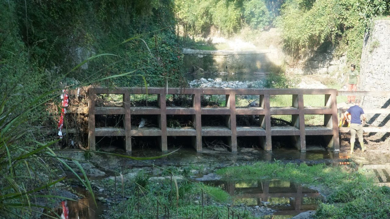 Pulizia dei torrenti cittadini