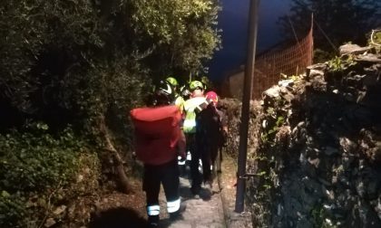 Si frattura una caviglia durante un'escursione, interviene il Soccorso Alpino a Zoagli