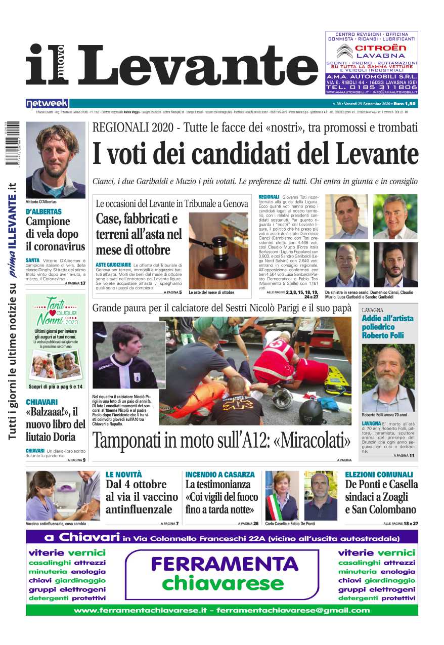 Inchieste, approfondimenti e interviste su Il Nuovo Levante da oggi in edicola