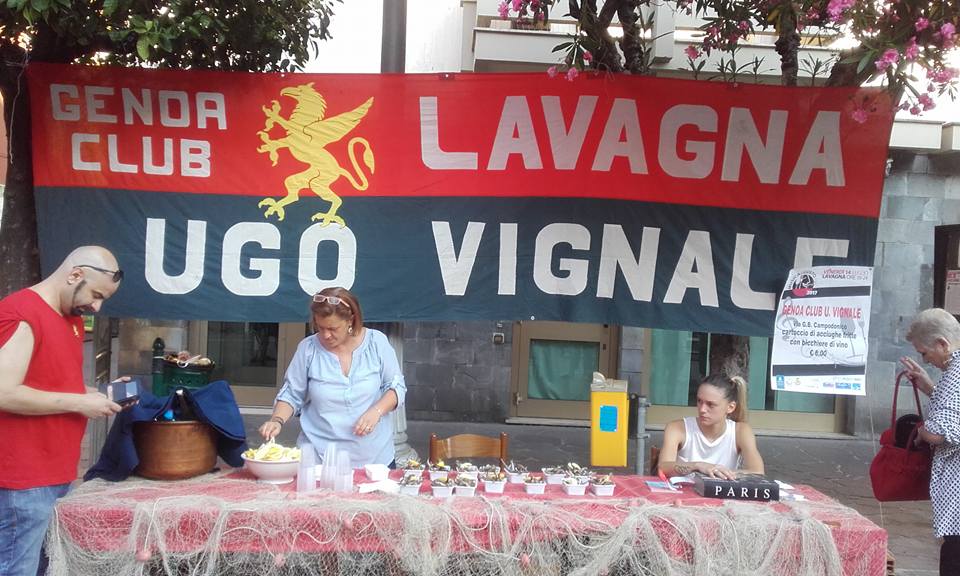 Genoa Club Lavagna, la consegna del premio a Roberto Folli