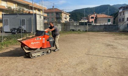 Via ai lavori di riqualificazione del campetto di Panesi a San Salvatore