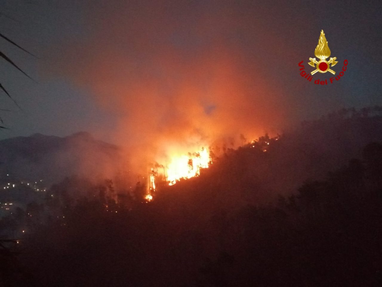 Notte d’inferno a Casarza Ligure