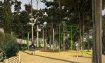 Una nuova area verde e fitness in via dei Cipressi