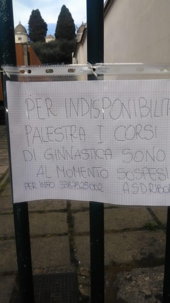 Società sportive senza palestra