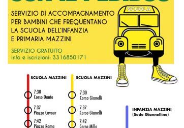 Chiavari, mercoledì 23 parte il piedibus