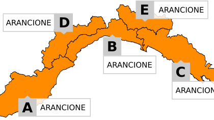 Torna il maltempo, domani allerta arancione in tutta la Liguria