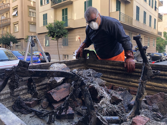 Pulizia del canale “dei frati”