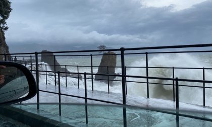 Maltempo a Santa e Portofino, chiude la strada 227