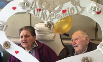 60 anni di matrimonio alle Opere Pie