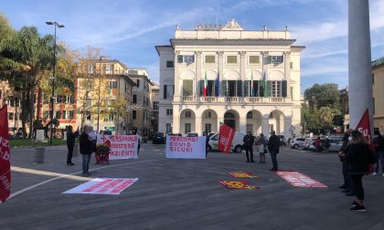 Manifestazione dei lavoratori della sanità