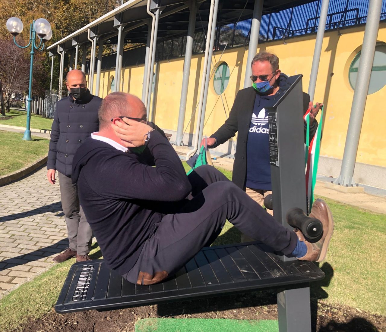 Inaugurata palestra all’aperto