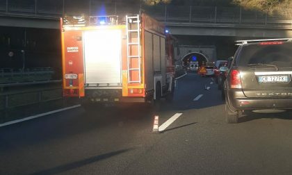 Incidente autostradale tra Genova Nervi e Recco