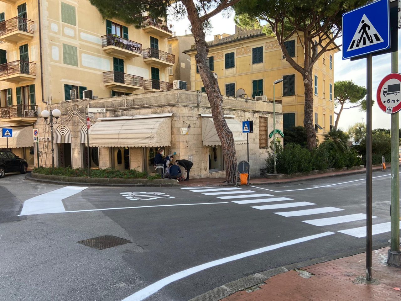 Conclusi i lavori di rifacimento segnaletica