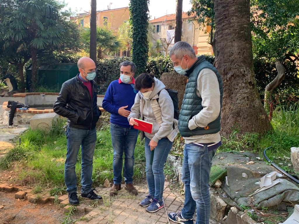 Proseguono i lavori di restyling del Parco Canessa