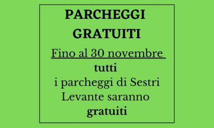 Parcheggi gratuiti a Sestri sino a fine mese