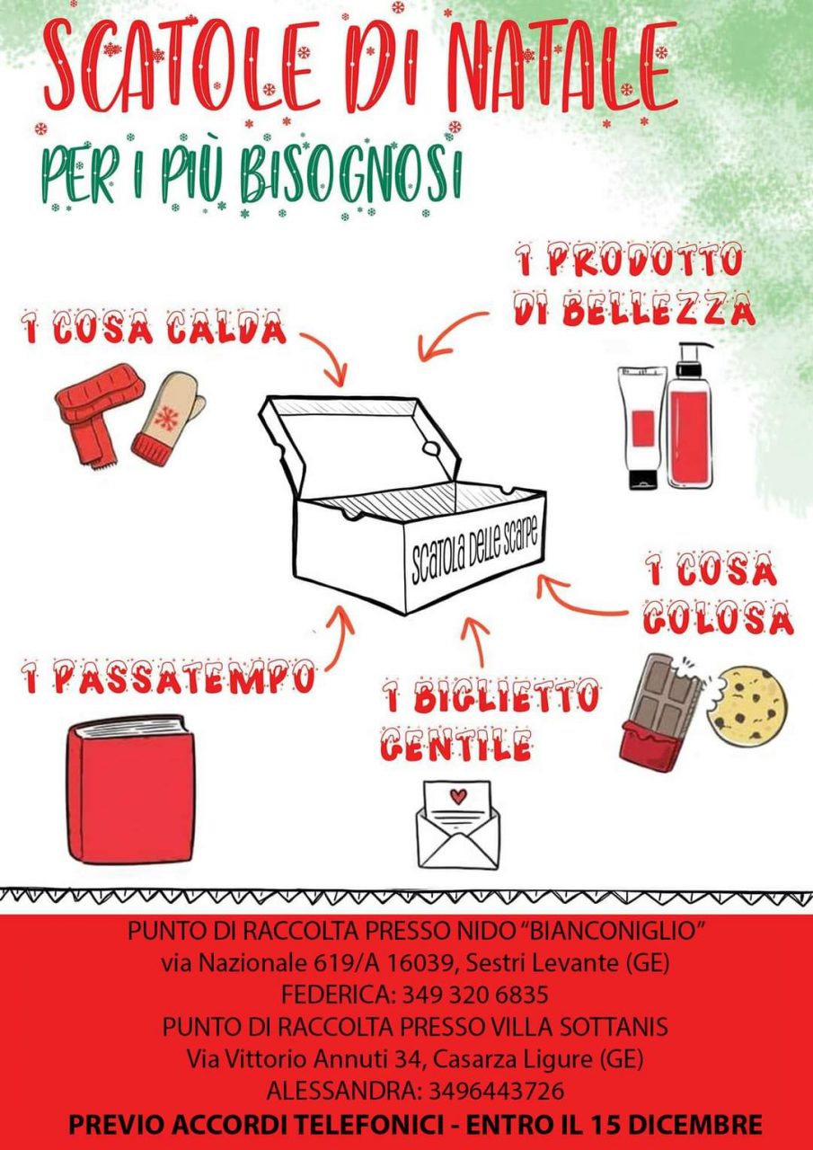 Una scatola di Natale per i più bisognosi