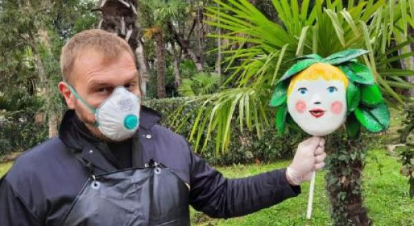 Prosegue il restauro delle opere di Luzzati al parco del Flauto Magico