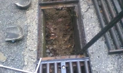 Interventi per la pulizia delle griglie stradali in via Don Polleri e per la vasca di laminazione del rio della Né