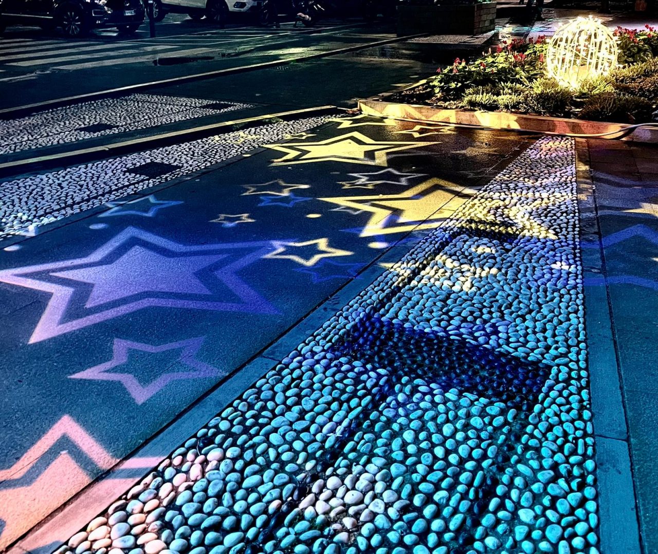 Nuove proiezioni luminose sul Palazzo Comunale di Recco