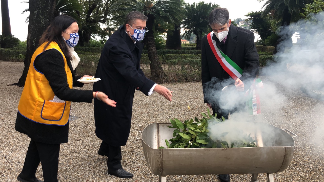 Confuego a Villa Durazzo