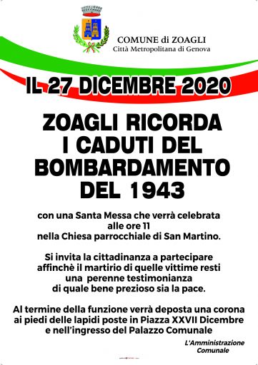 Zoagli ricorda i caduti