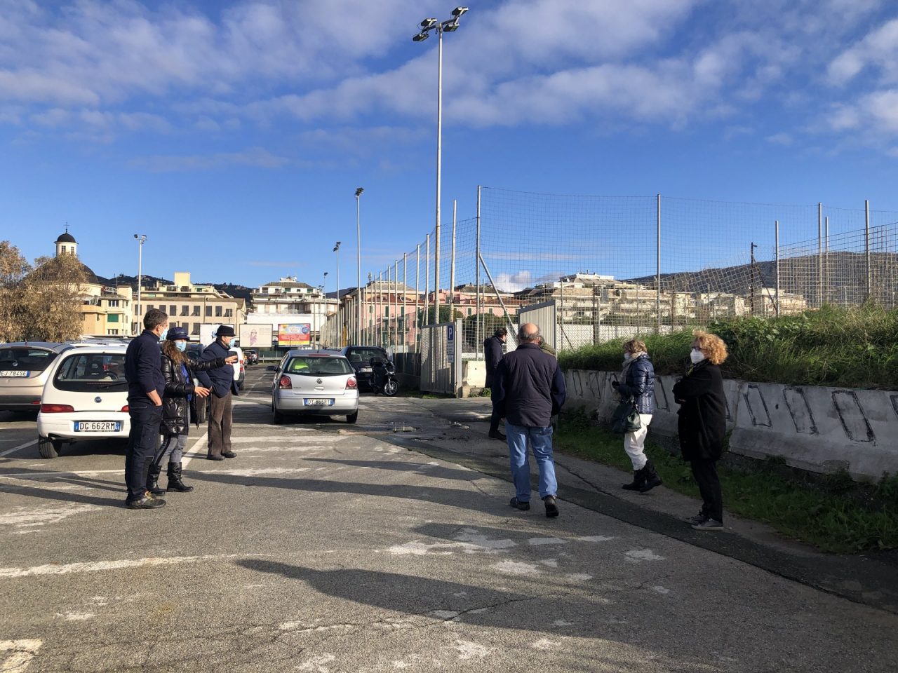 Sopralluogo in Colmata mare per un punto drive through a Chiavari