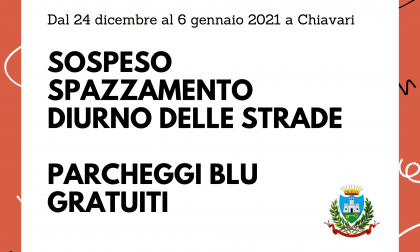Dal 24 dicembre al 6 gennaio sospeso pagamento parcheggi blu e spazzatrice diurna