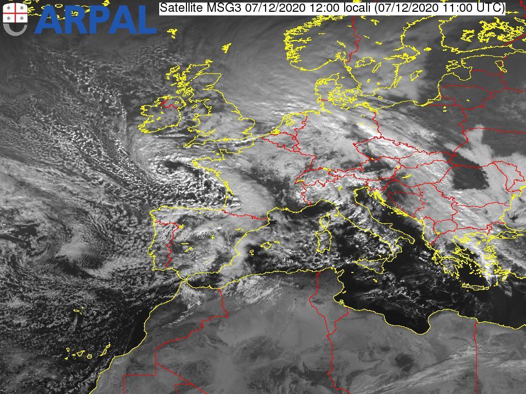 Allerta gialla dalle 21 sull’entroterra del Levante Ligure