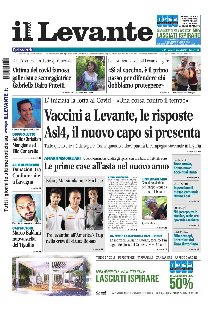 Inchieste, approfondimenti e interviste su Il Nuovo Levante da oggi in edicola
