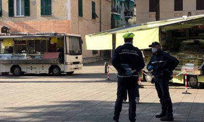 Protesta degli ambulanti a Santa Margherita