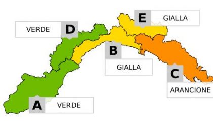 Peggiora il maltempo, scatta l'allerta meteo: sul Levante arriverà ad arancione