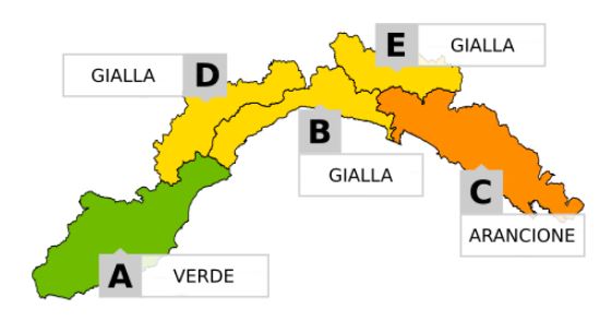 La pioggia batte il Levante, prolungata sino a domani l’allerta meteo