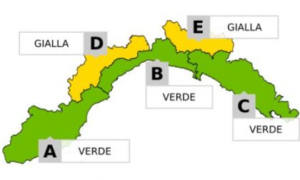 Allerta gialla per neve fino a mezzanotte