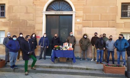 La protesta simbolica dei ristoratori a Sestri Levante