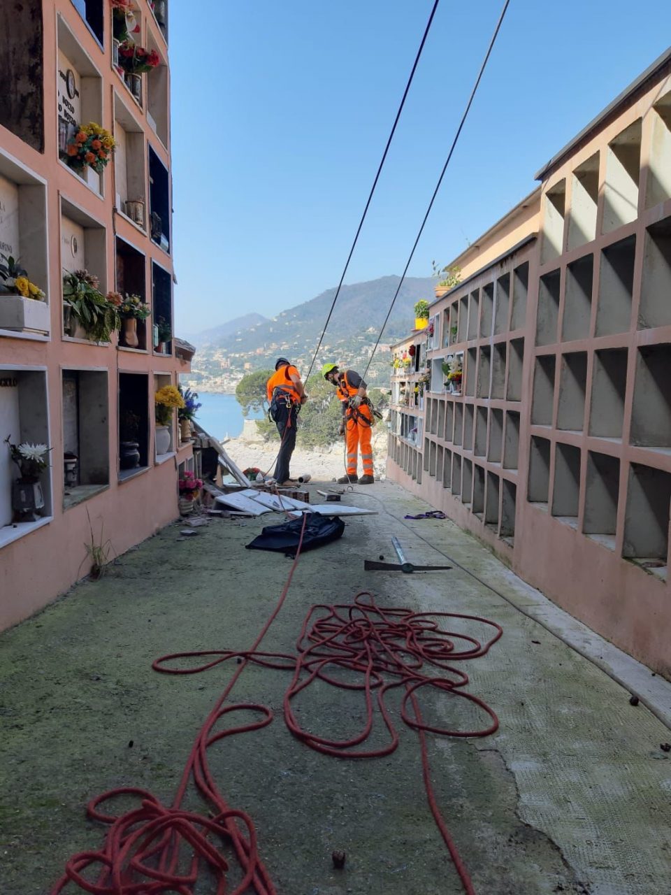 Camogli: domani operativa rete di sensori per monitoraggio fronte. Al più presto operazioni a mare