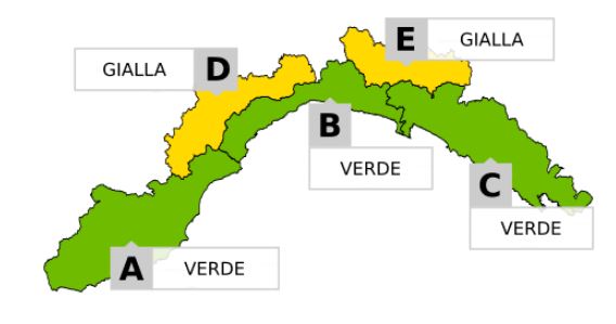 Allerta gialla per neve in Val d’Aveto