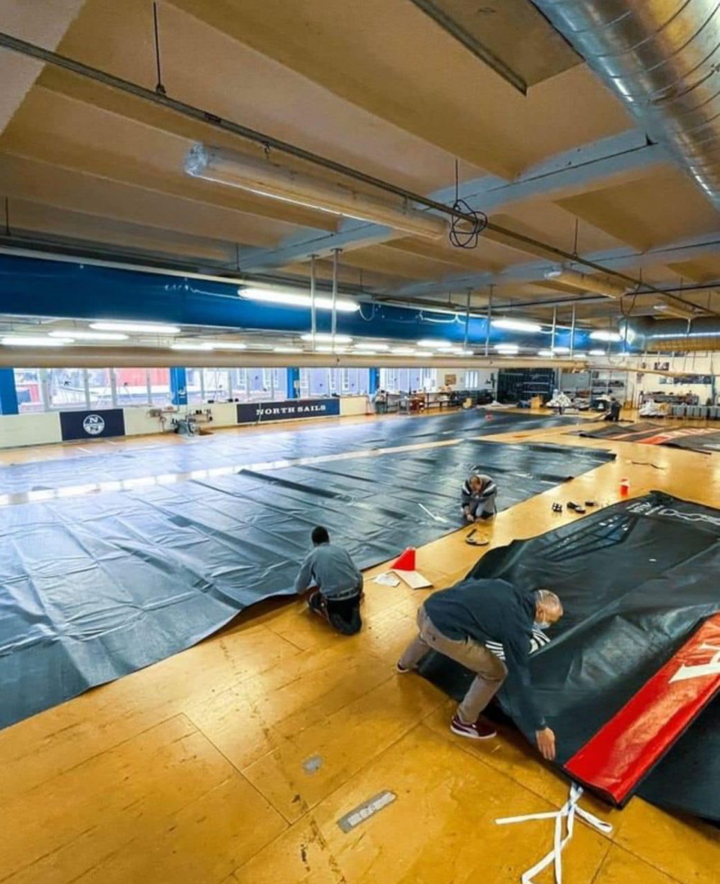 Le vele di Luna Rossa orgoglio di Carasco