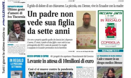 Inchieste, approfondimenti e interviste su Il Nuovo Levante da oggi in edicola