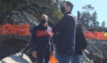 Sopralluogo di Giampedrone per ricostruire la passeggiata