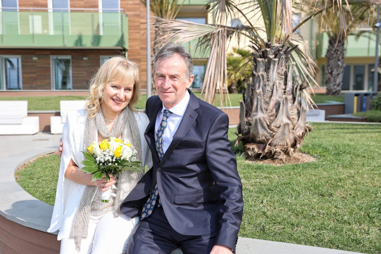 Fiori d’arancio per il sindaco di Leivi Vittorio Centanaro