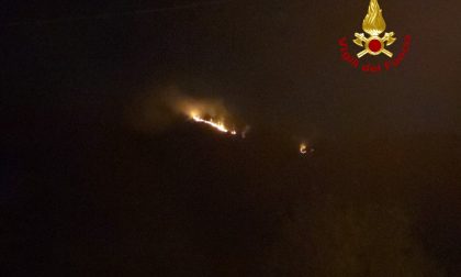 Incendio sul Monte Caucaso