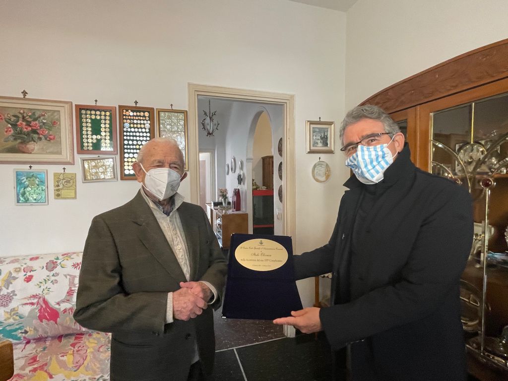 Italo Oliveri compie 100 anni